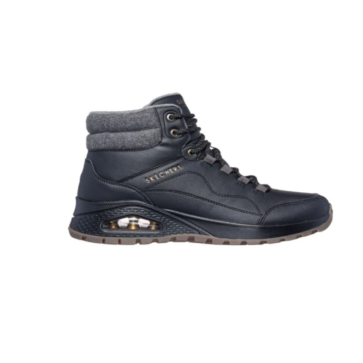 Dámske členkové zimné topánky SKECHERS Uno Rugged black black · záber 2