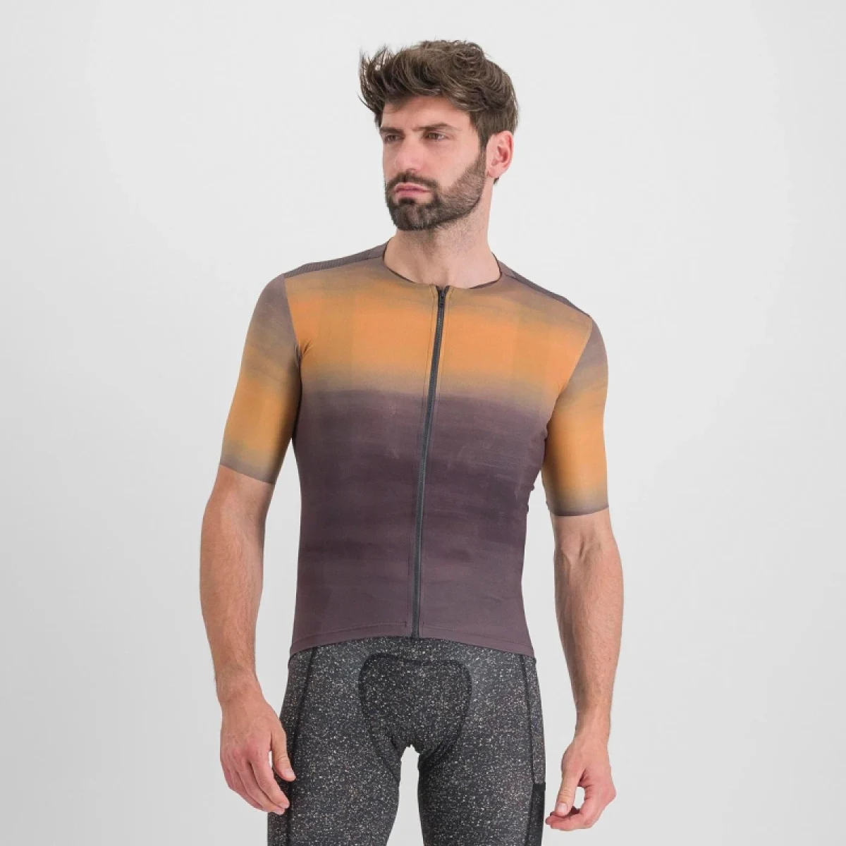 Pánsky cyklistický dres s krátkym rukávom SPORTFUL Sky rider supergiara jersey, mud · záber 2