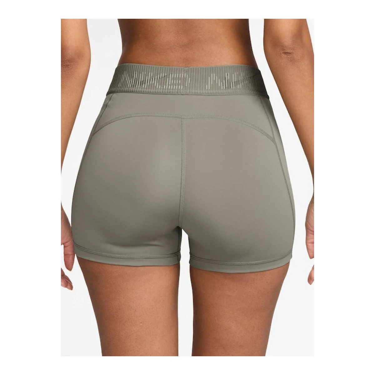 Dámske tréningové kraťasy NIKE PRO W NP DF MR 3IN SHORT TT GRX-320-Khaki · záber 4