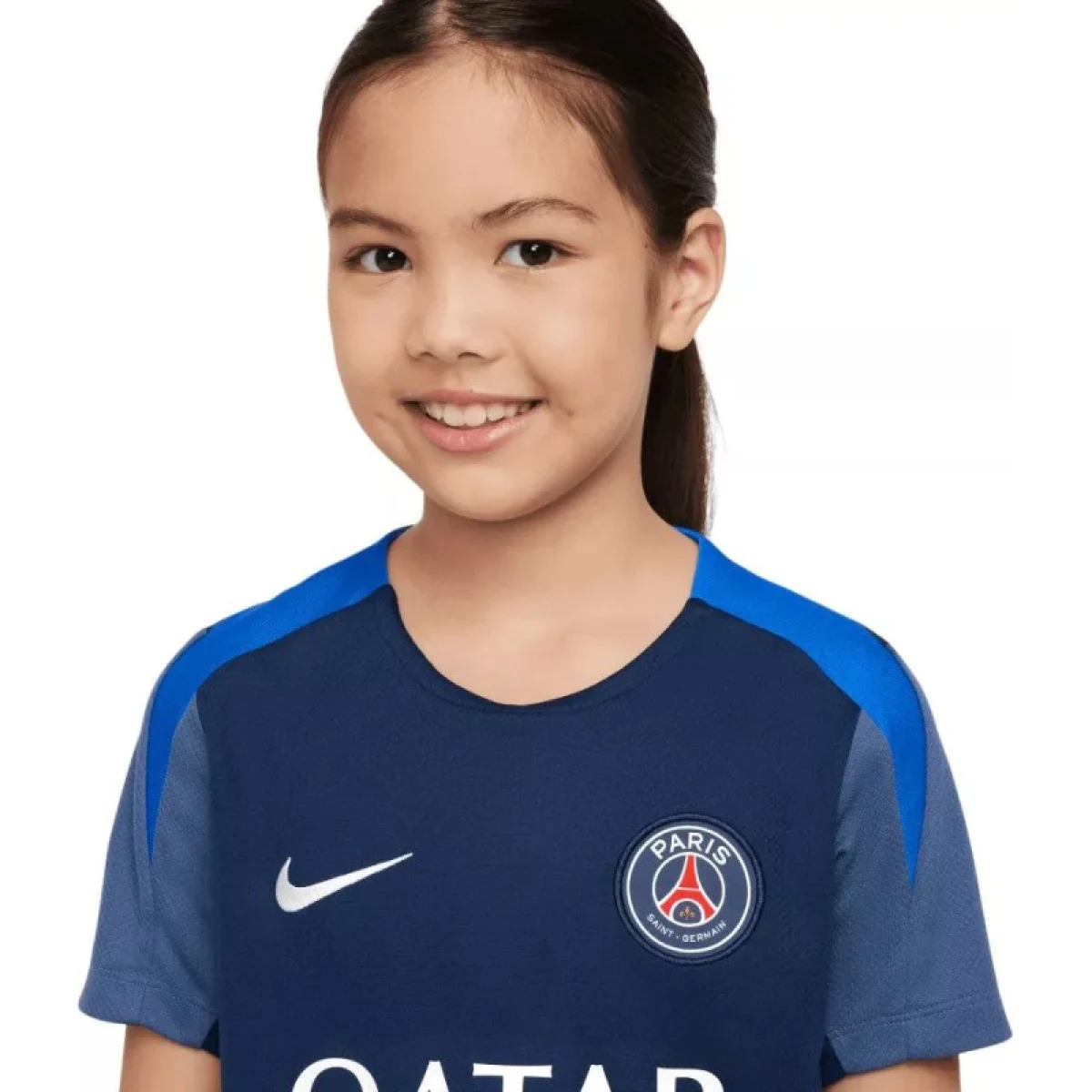 Chlapčenský futbalový dres s krátkym rukávom NIKE PSG Y NK DF STRK SS TOP K · záber 3