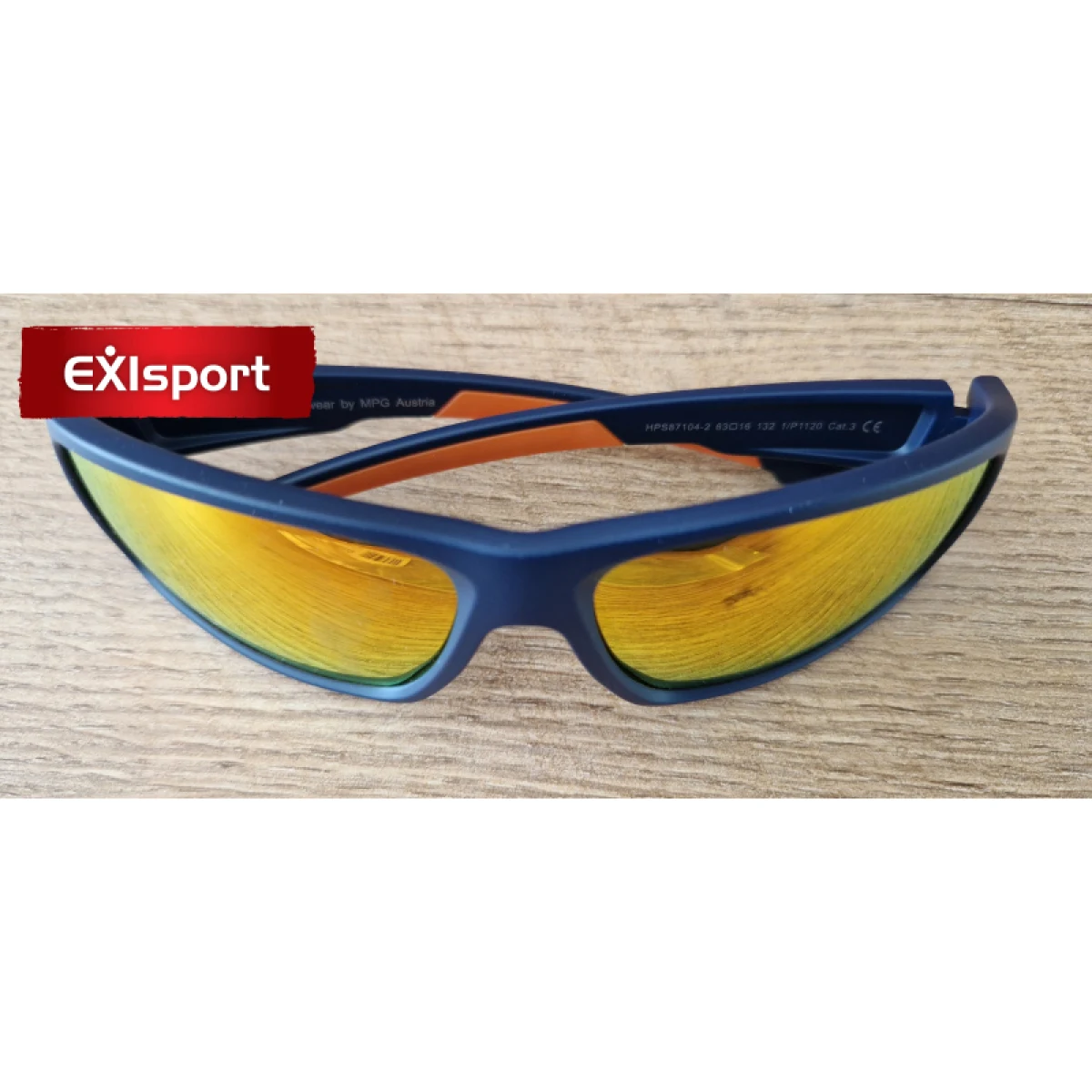 Slnečné okuliare H.I.S. POLARIZED HPS87104-1, black, smoke with red mirror POL, 63-16-132 · záber 2