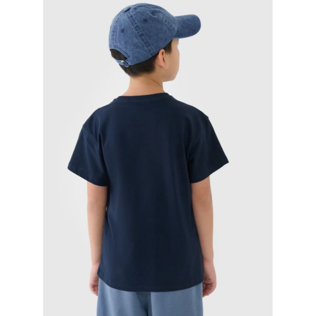 Chlapčenské tričko s krátkym rukávom 4F JUNIOR TSHIRT M2331-31S-NAVY · záber 3