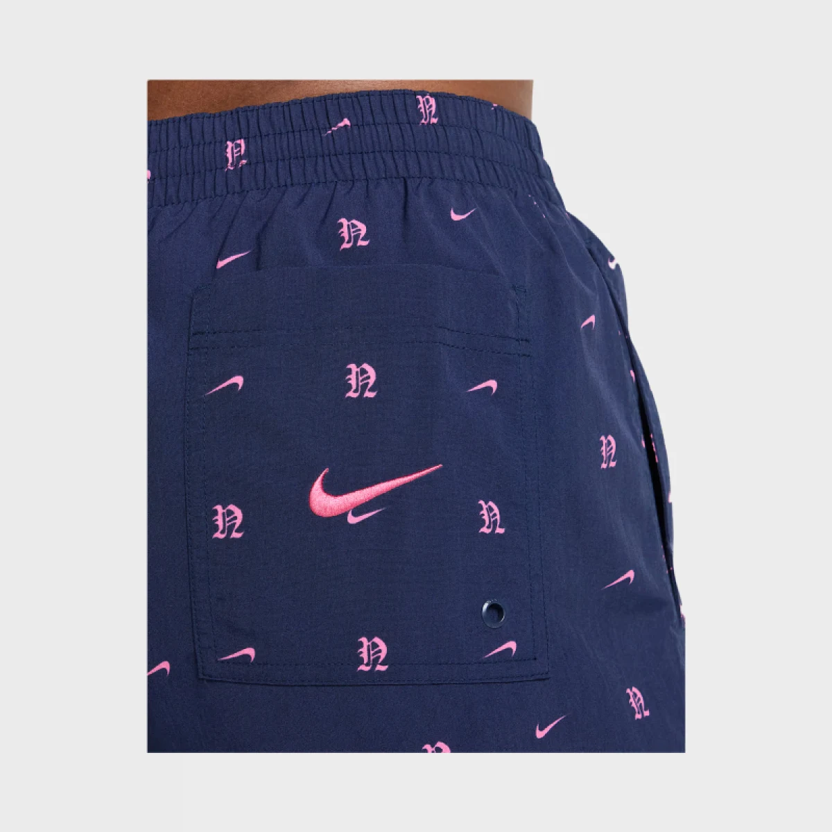 Pánske plavky NIKE SWIM LUXE LETTER 7 inch MIDNIGHT NA-MIDNIGHT NAVY · záber 5