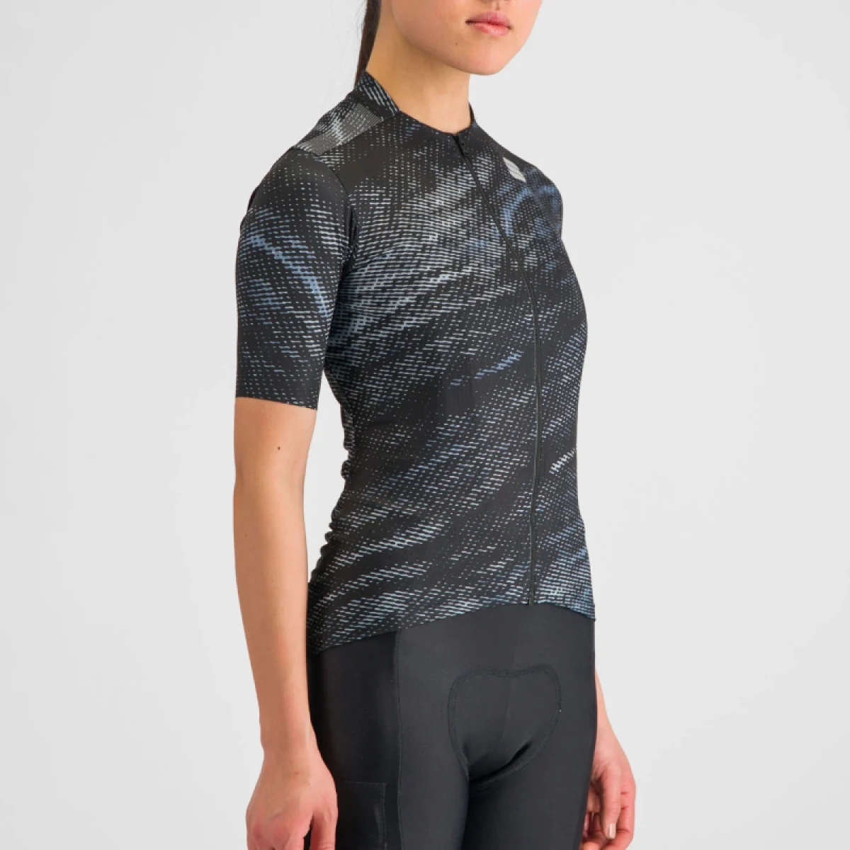 Dámsky cyklistický dres s krátkym rukávom SPORTFUL Cliff supergiara w jersey, black · záber 4