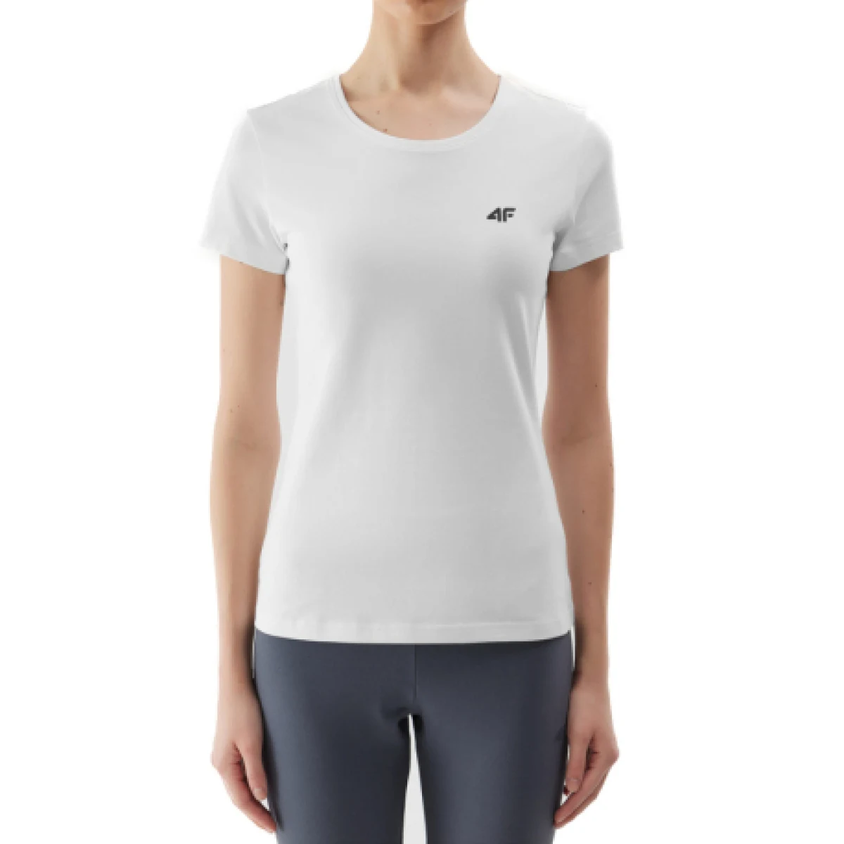 Dámske tričko s krátkym rukávom 4F TSHIRT-WSS24TTSHF1161-10S-WHITE · záber 1