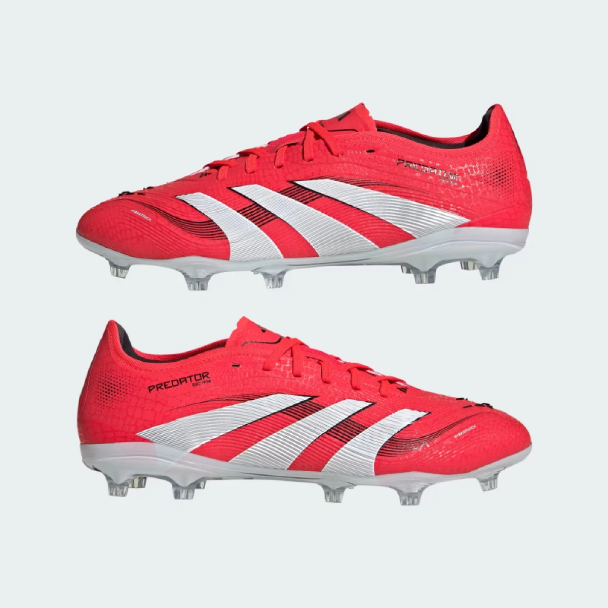 Pánske futbalové kopačky outdoorové ADIDAS Predator Pro M FG lucid red cloud white core black · záber 5