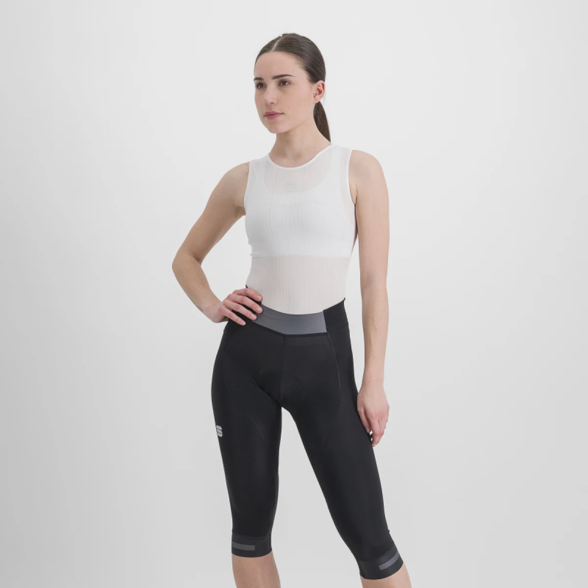 Dámske cyklistické 3 4 nohavice SPORTFUL Neo w knicker, black · záber 4