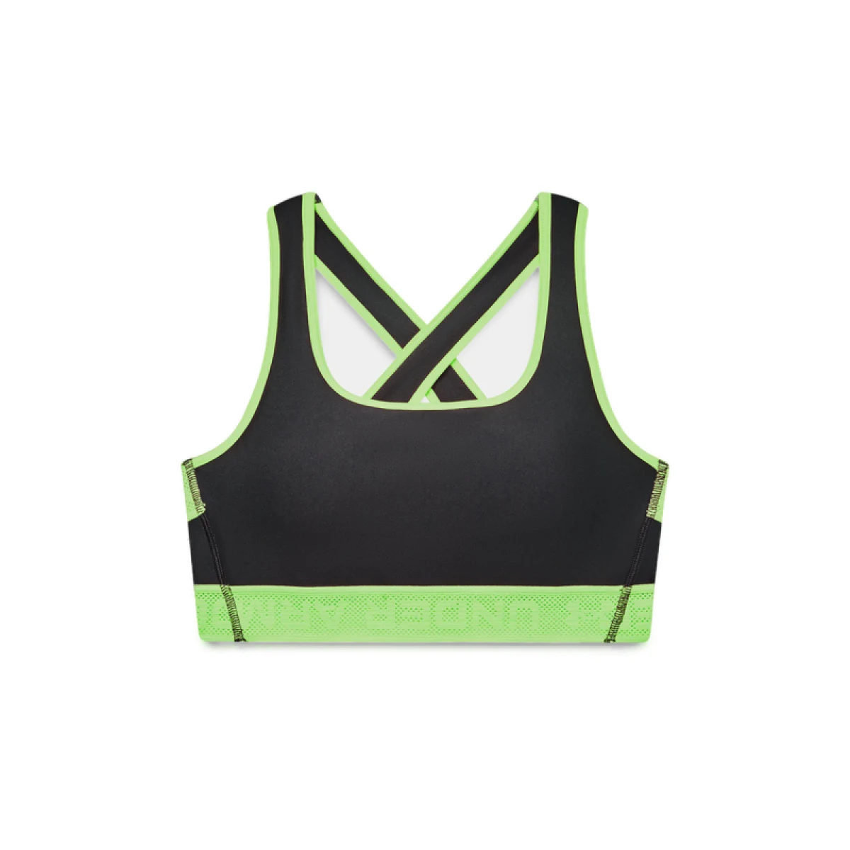 Kompresná podprsenka UNDER ARMOUR UA Crossback Mid Solid NE-GRY · záber 5