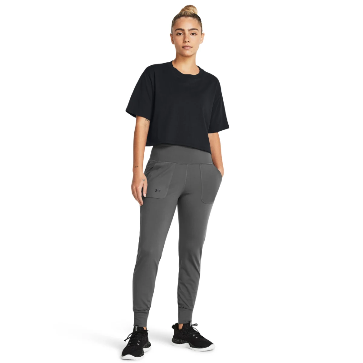 Dámske tepláky UNDER ARMOUR Motion Jogger-GRY · záber 4