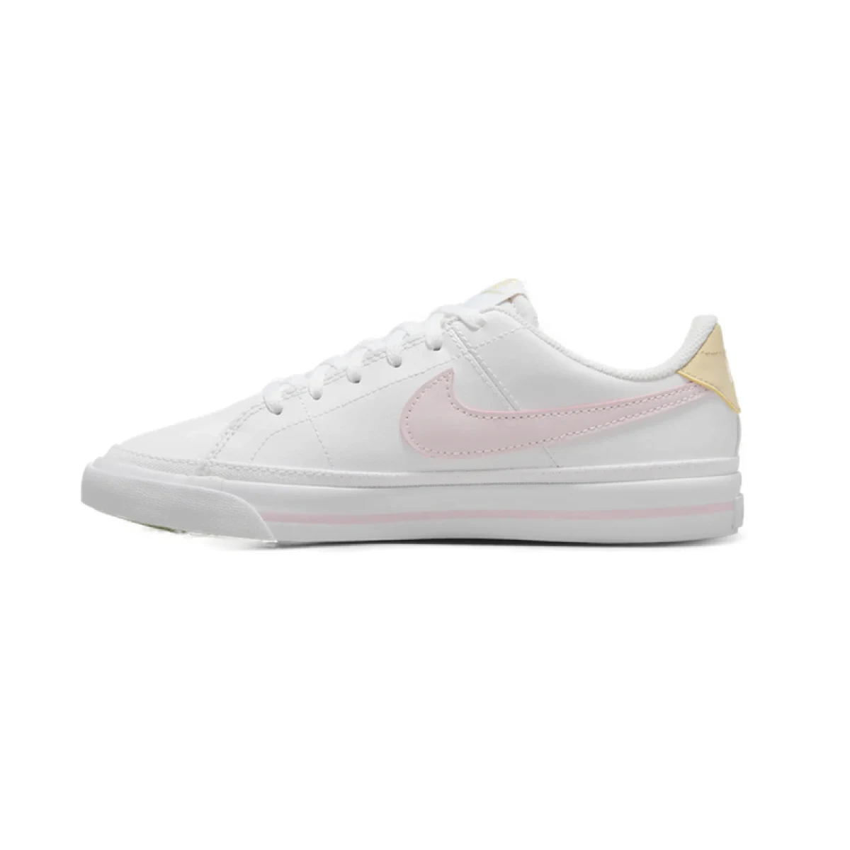 Dievčenská vychádzková obuv NIKE Court Legacy white pink foam honeydew · záber 2