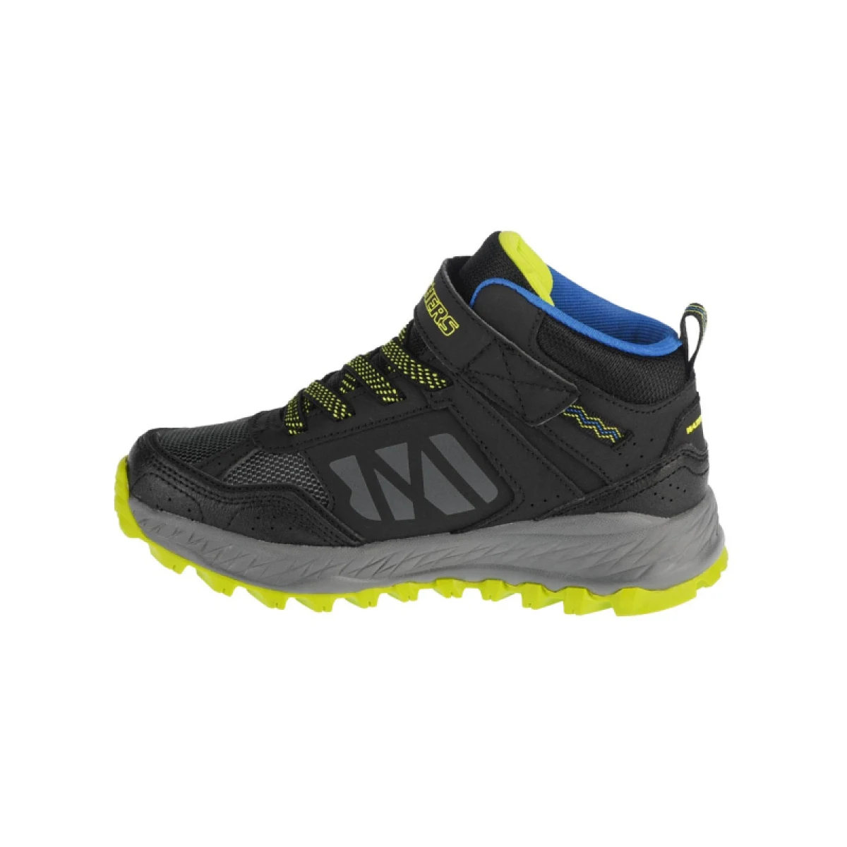 Chlapčenská členková turistická obuv SKECHERS Fuse Tread Trekor black lime · záber 3