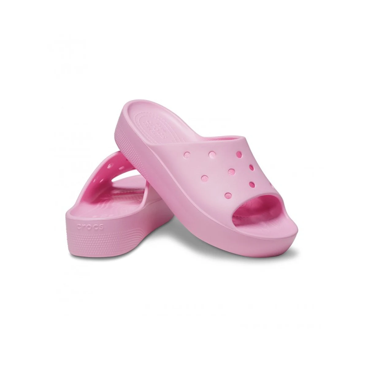 Dámske šlapky (plážová obuv) CROCS Classic Platform Slide flamingo · záber 4