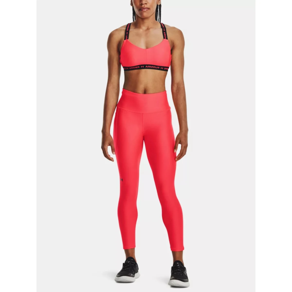 Dámske legíny UNDER ARMOUR Armour Hi Ankle Leg-RED · záber 4