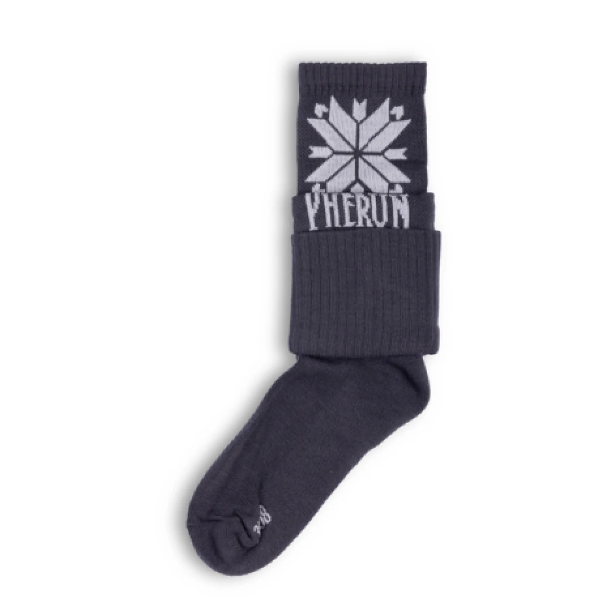Turistické ponožky PHERUN Decent Black Retro · záber 1