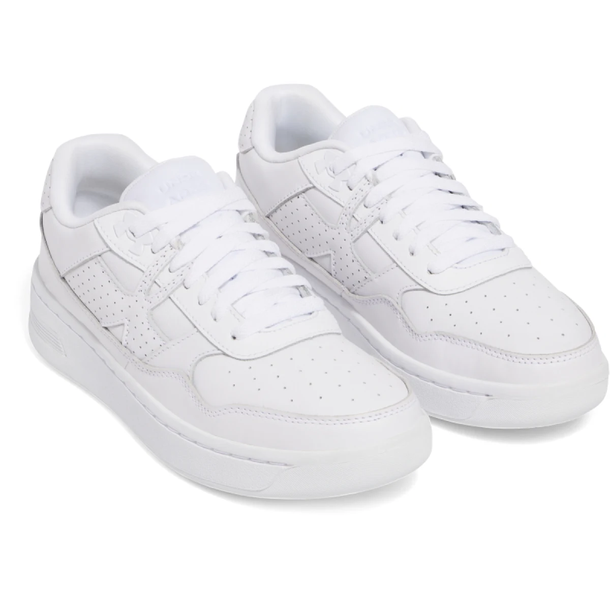 Pánska rekreačná obuv UNDER ARMOUR UA Court 96 white white white · záber 3