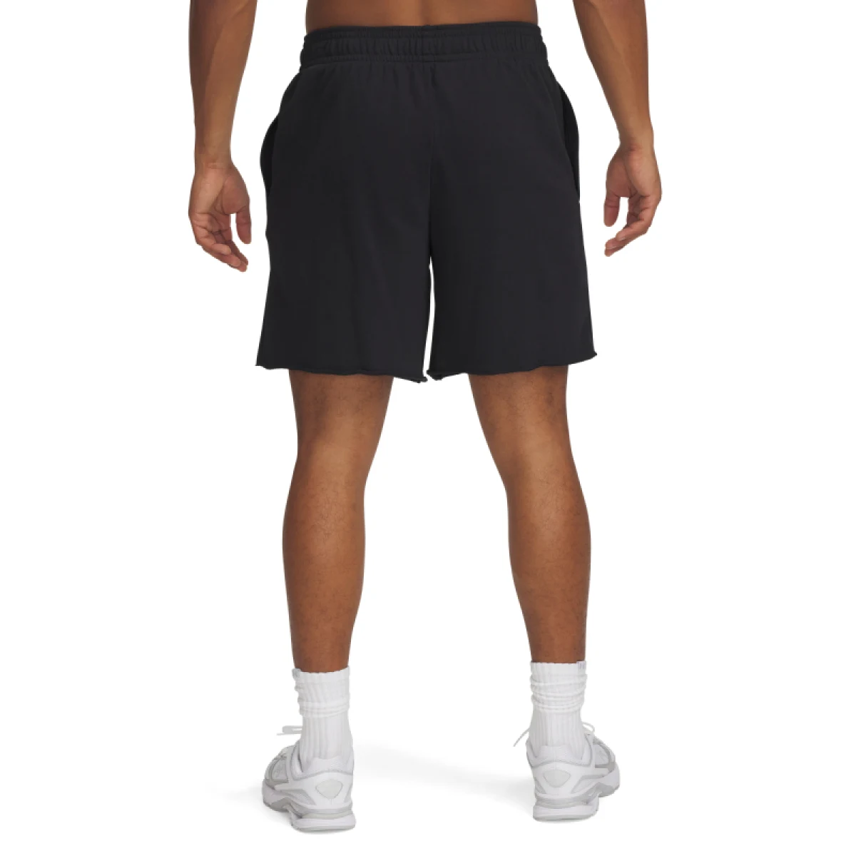 Pánske teplákové kraťasy UNDER ARMOUR UA Rival TerryLogo8inShort-BLK · záber 3