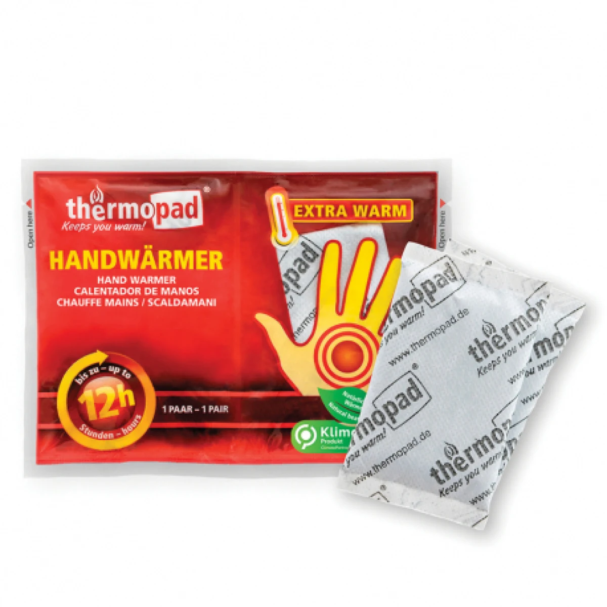 Jednorázový ohrievač THERMOPAD Hand warmer · záber 1