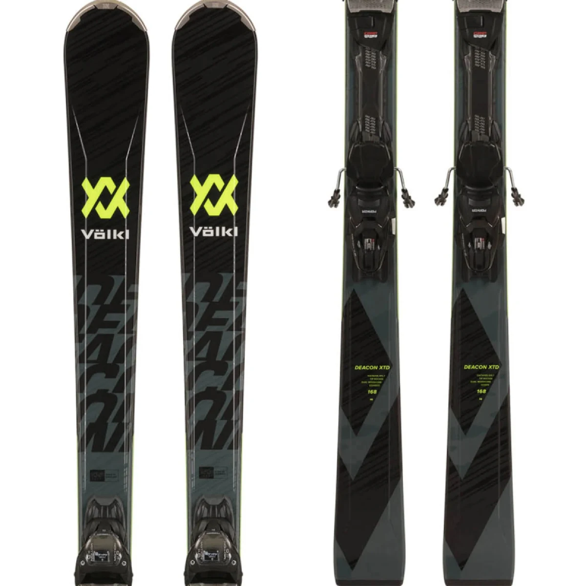 Allmountain lyže s viazaním VOLKL DEACON XTD + VMOTION 10 GW BLACK · záber 3