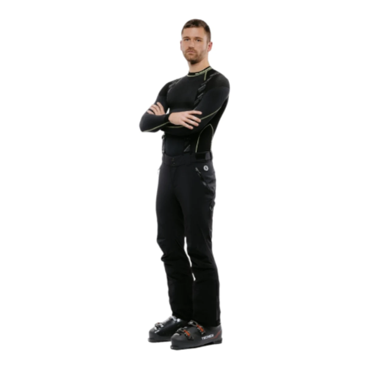 Pánske lyžiarske zateplené nohavice BLIZZARD Ski Pants Lofer, black · záber 1