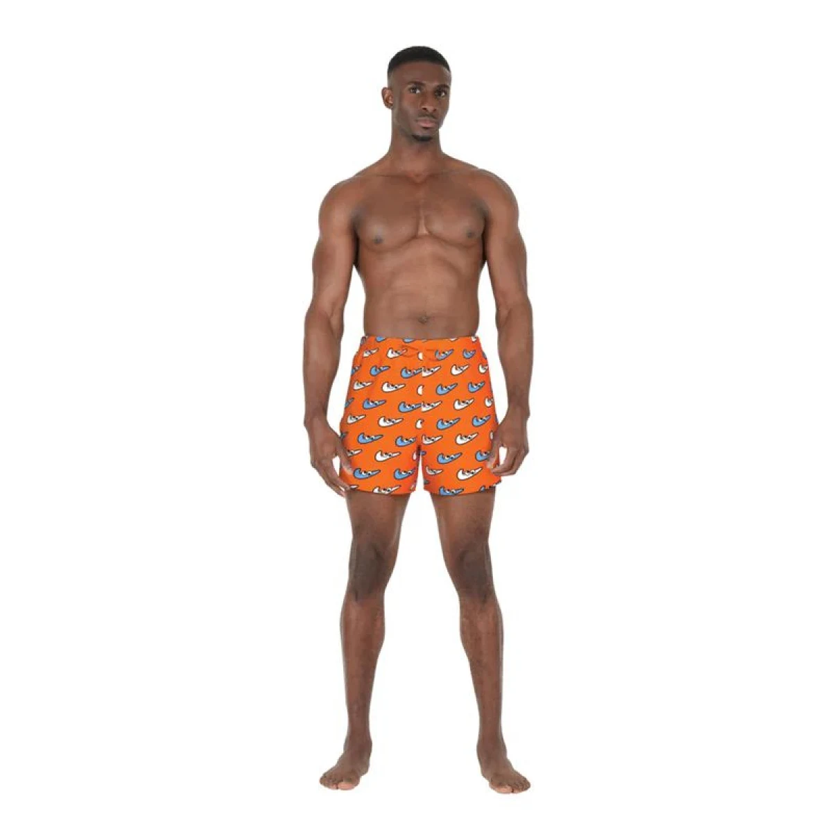 Pánske plavky NIKE SWIM MULTI PRINT-ORANGE BLAZE · záber 4