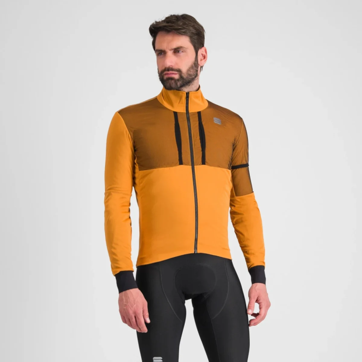 Pánska cyklistická bunda SPORTFUL Supergiara jacket, golden oak · záber 2