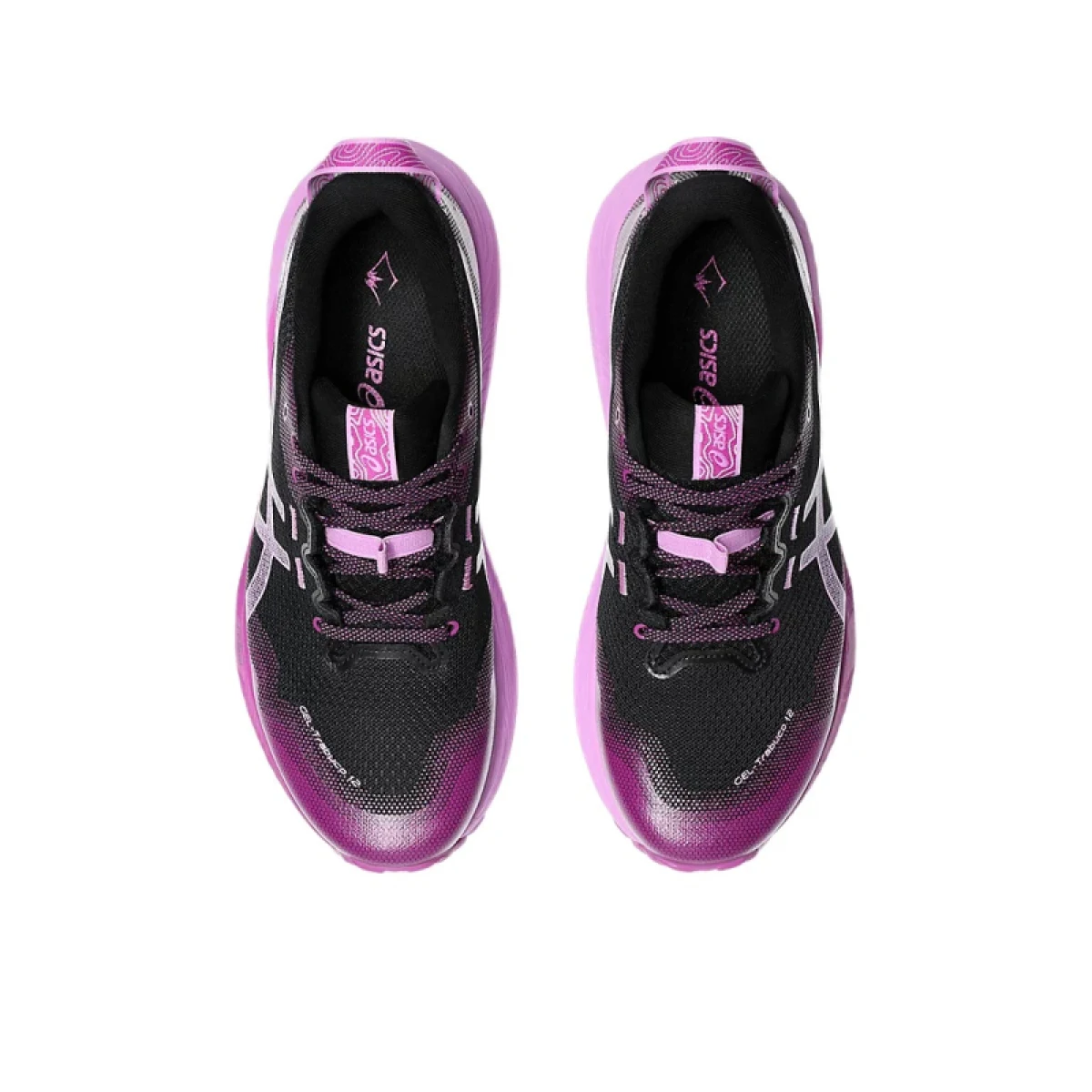 Dámska bežecká trailová obuv ASICS Gel Trabuco 12 black lavender glow · záber 4