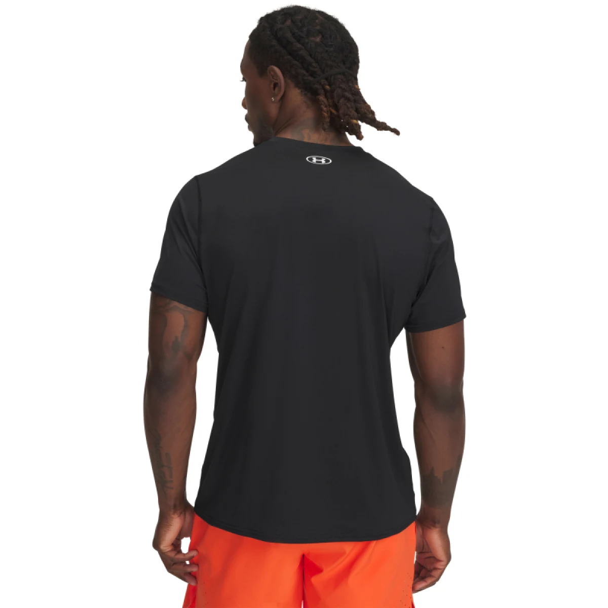 Pánske kompresné tričko s krátkym rukávom UNDER ARMOUR UA Heatgear Fitted SS-BLK · záber 2