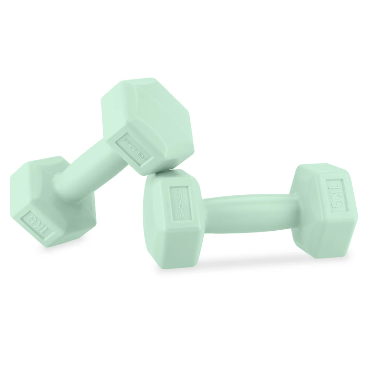 Set závažia SPOKEY MONSTER GREEN HEXA 2x 1 kg · záber 3