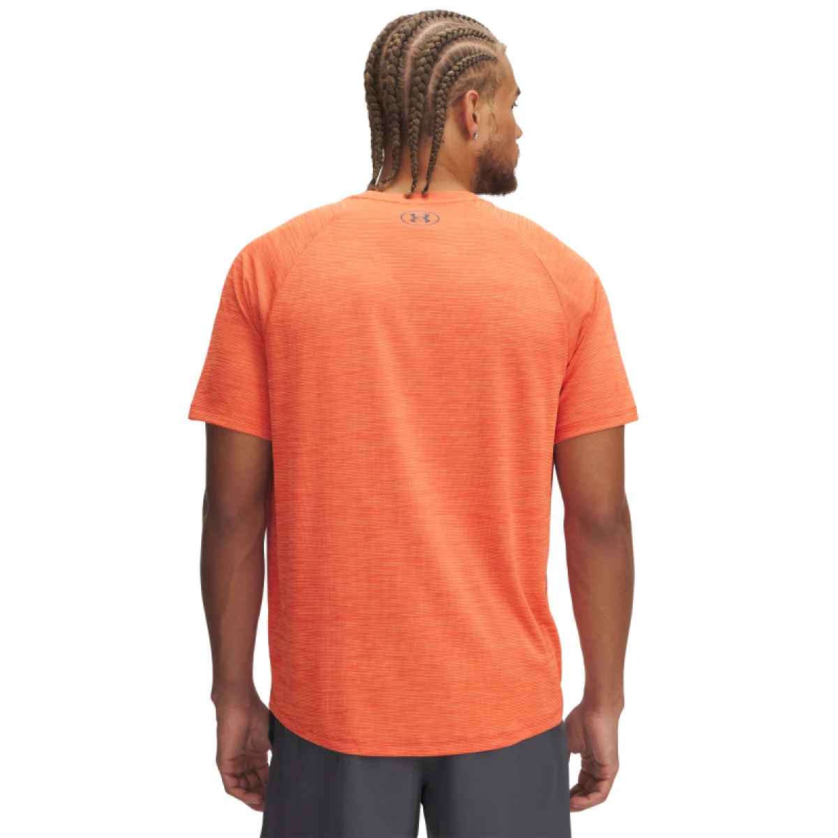 Pánske tréningové tričko s krátkym rukávom UNDER ARMOUR UA Tech Textured SS-ORG · záber 2
