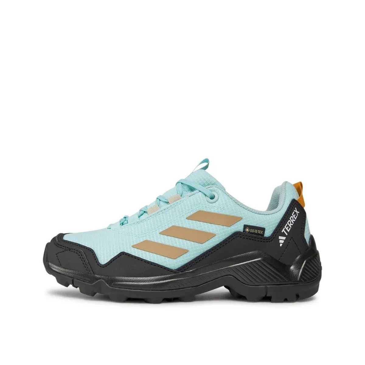 Dámska nízka turistická obuv ADIDAS Terrex Eastrail GTX flash aqua wonder beige preloved yellow · záber 3