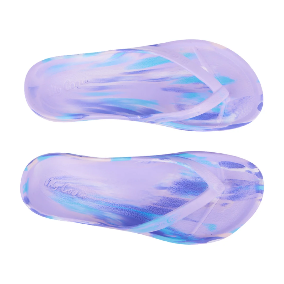 Dámske žabky (plážová obuv) COQUI Naitiri light lila melted · záber 3