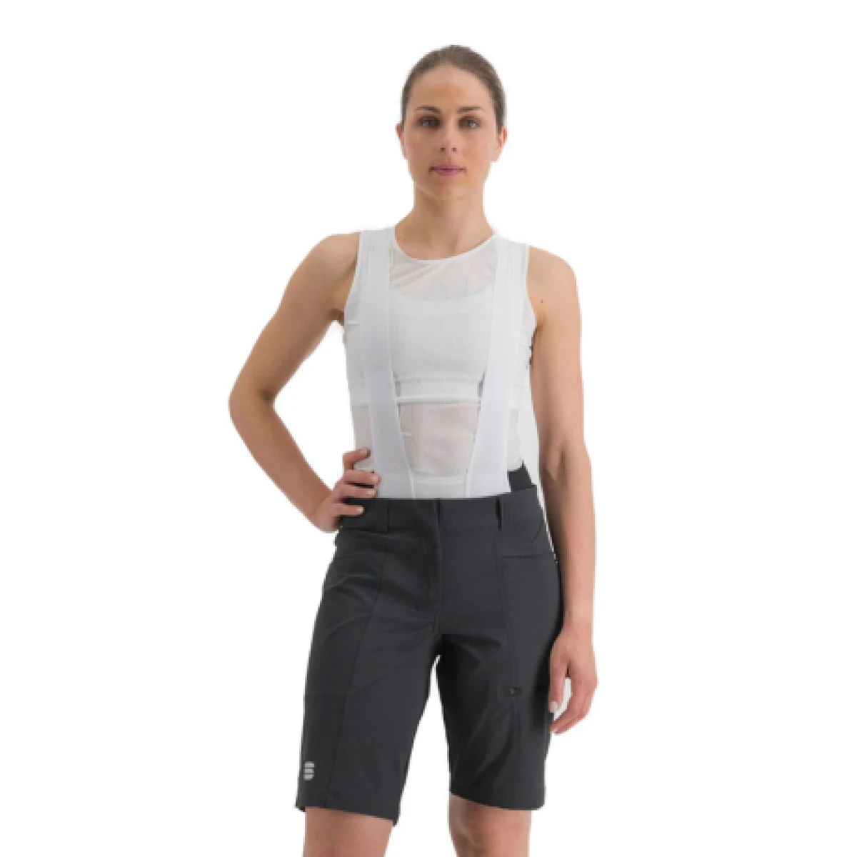 Dámske cyklistické nohavice SPORTFUL Giara w overshort, black · záber 1