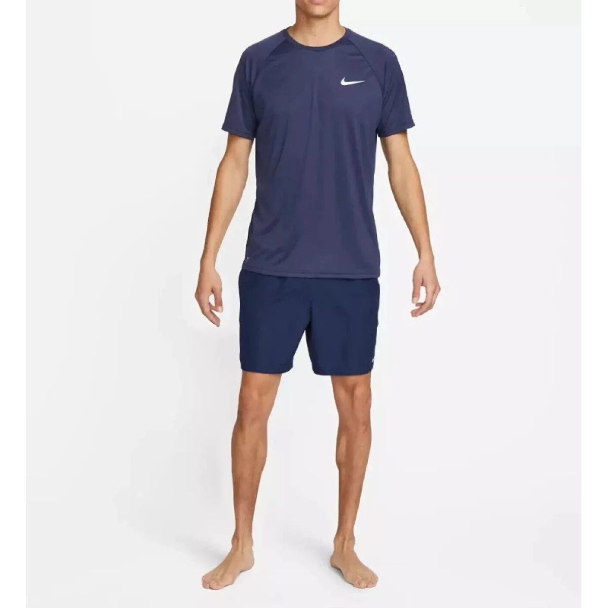 Pánske tréningové tričko s krátkym rukávom NIKE SWIM ESSENTIAL MIDNIGHT NAVY-MIDNIGHT NAVY · záber 4