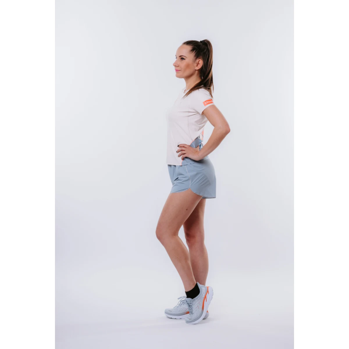 Dámske bežecké kraťasy ANTA Shorts-WOMEN-862125506-1-Pale Aqua Blue · záber 4
