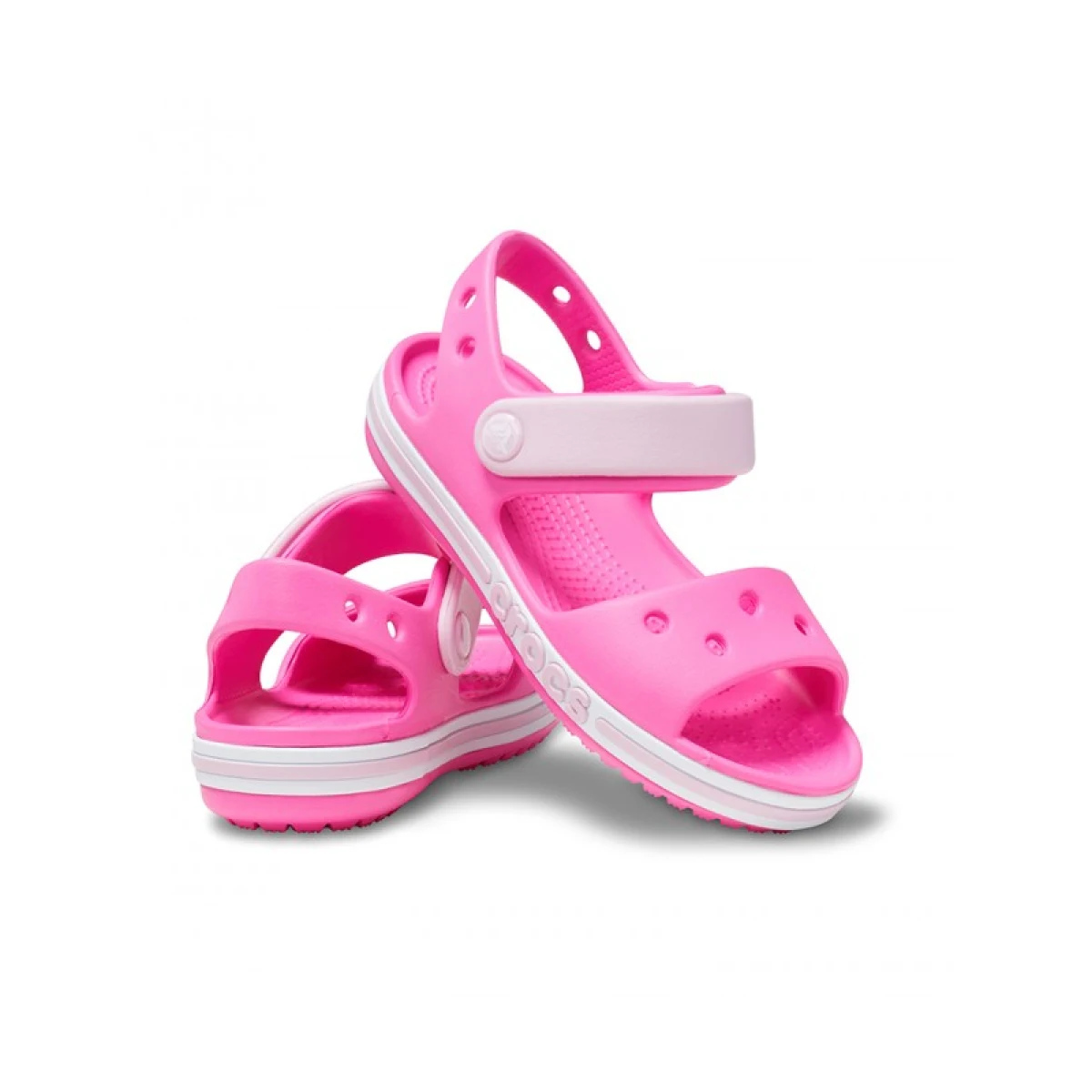 Dievčenské sandále CROCS Bayaband Sandal K electric pink · záber 5