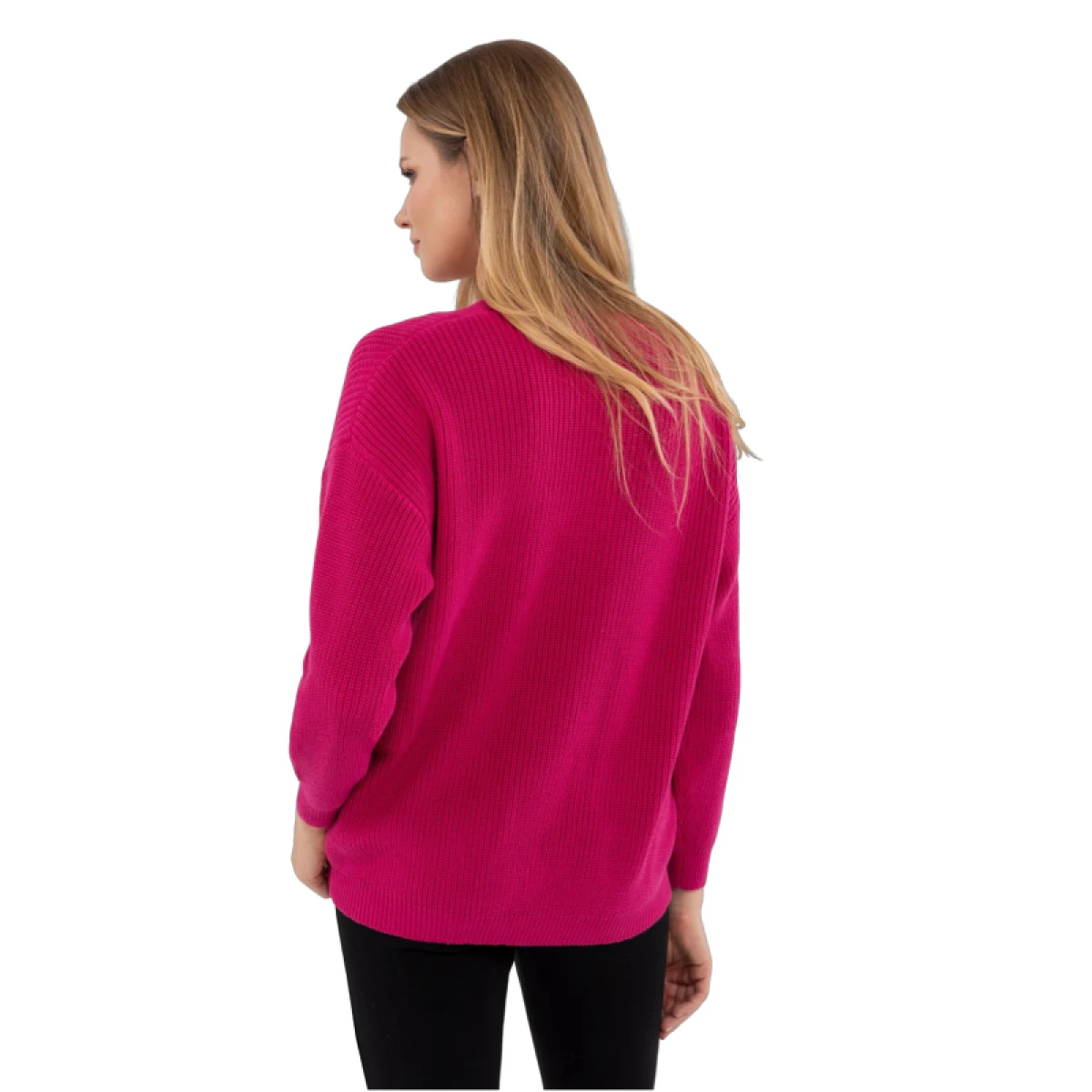 Dámsky sveter VOLCANO S-VIDA-401-PINK · záber 3