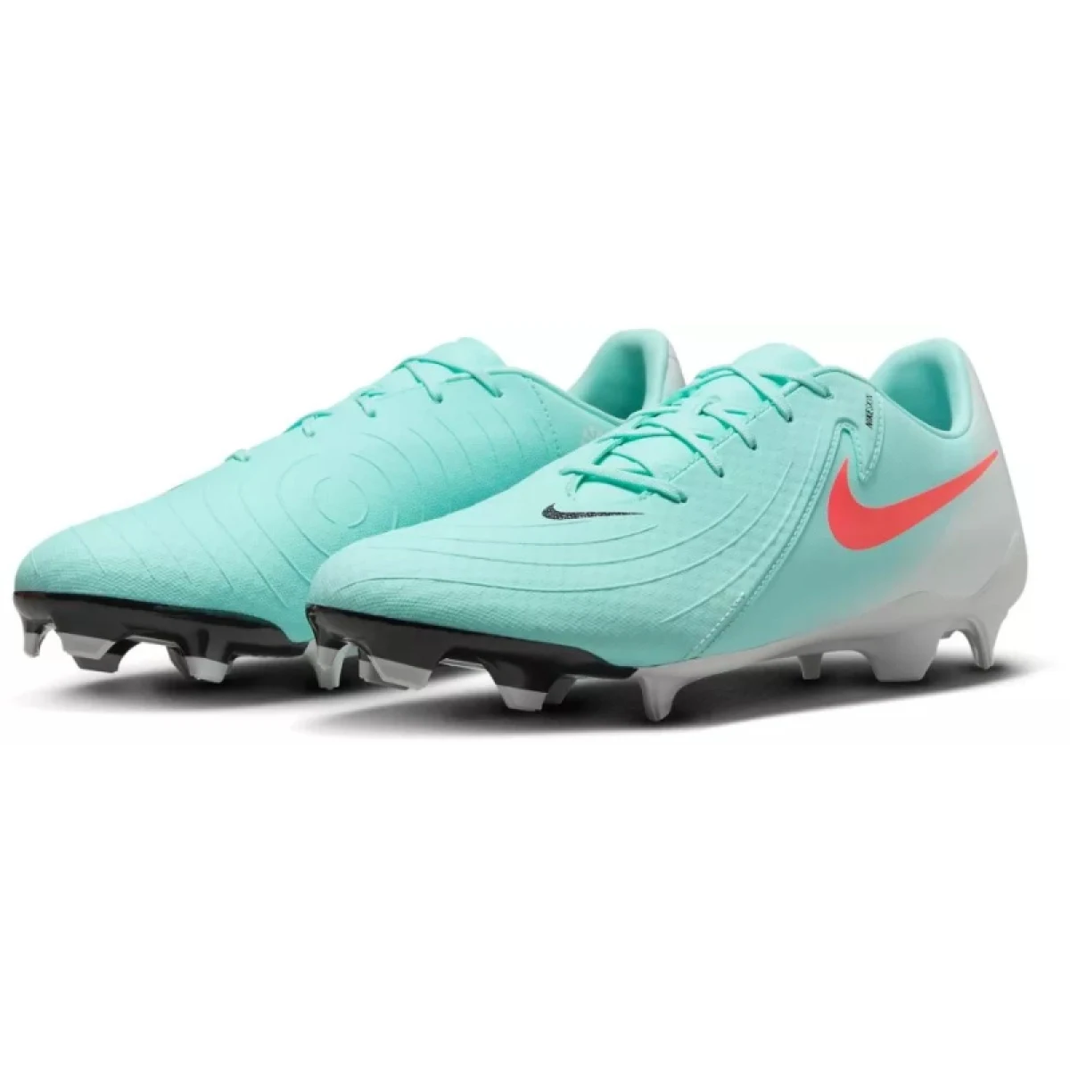 Pánske futbalové kopačky outdoorové NIKE Phantom GX 2 Academy M FG mint off-noir atomic red · záber 3