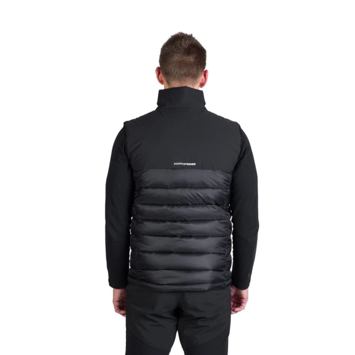 Pánska turistická vesta NORTHFINDER FILIPPO-270blackblack · záber 4