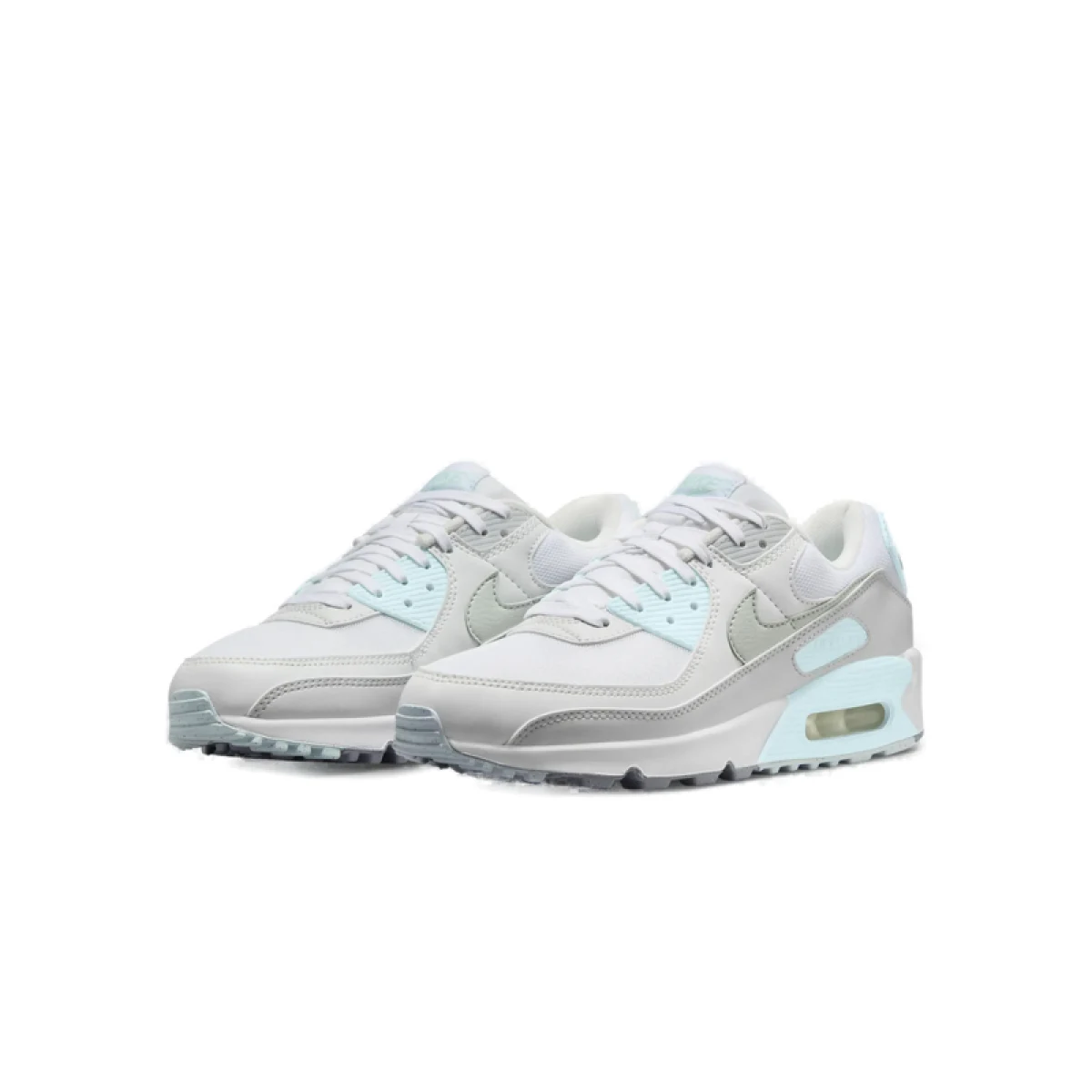 Dámska vychádzková obuv NIKE Air Max 90 white light silver glacier blue · záber 3