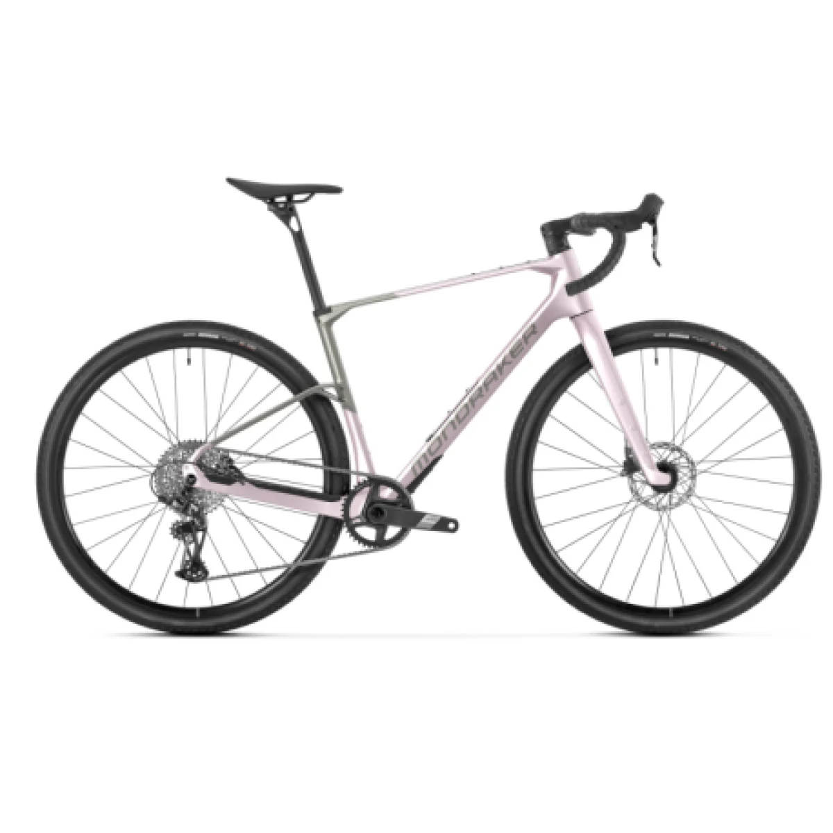 Gravel bicykel MONDRAKER Arid Carbon S, mirage silver · záber 1
