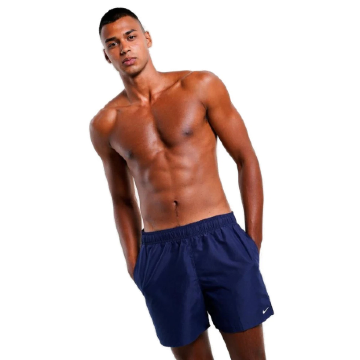 Pánske plavky NIKE SWIM Essential 5 inch-440-midnight navy · záber 1