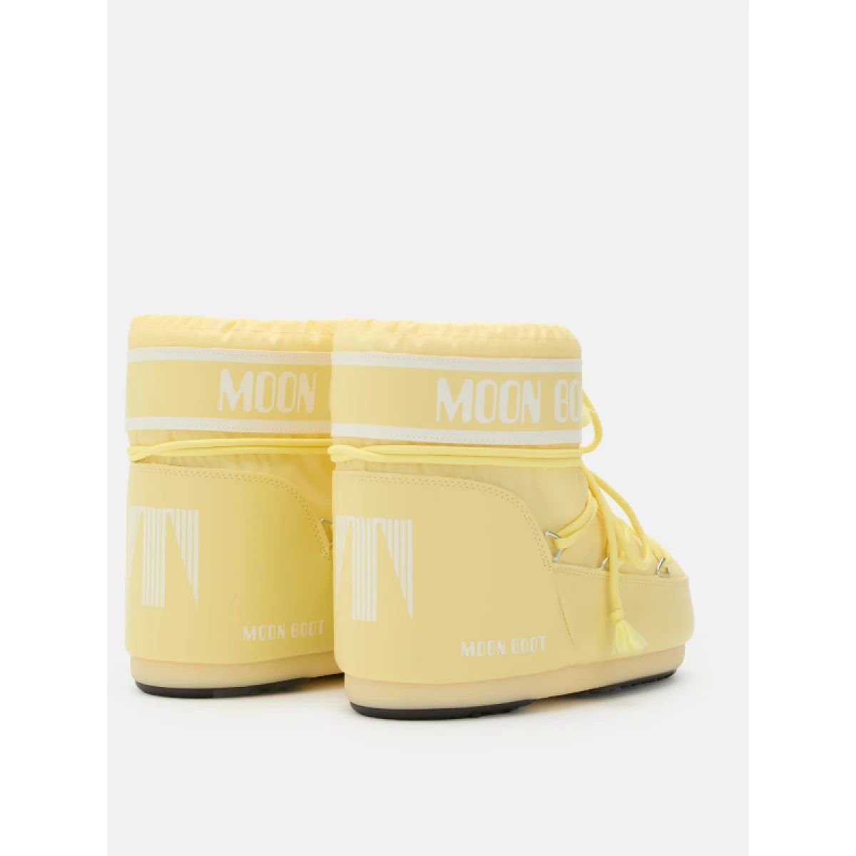 Dámske nízke zimné topánky MOON BOOT MB ICON LOW NYLON B021 LIGHT YELLOW · záber 4