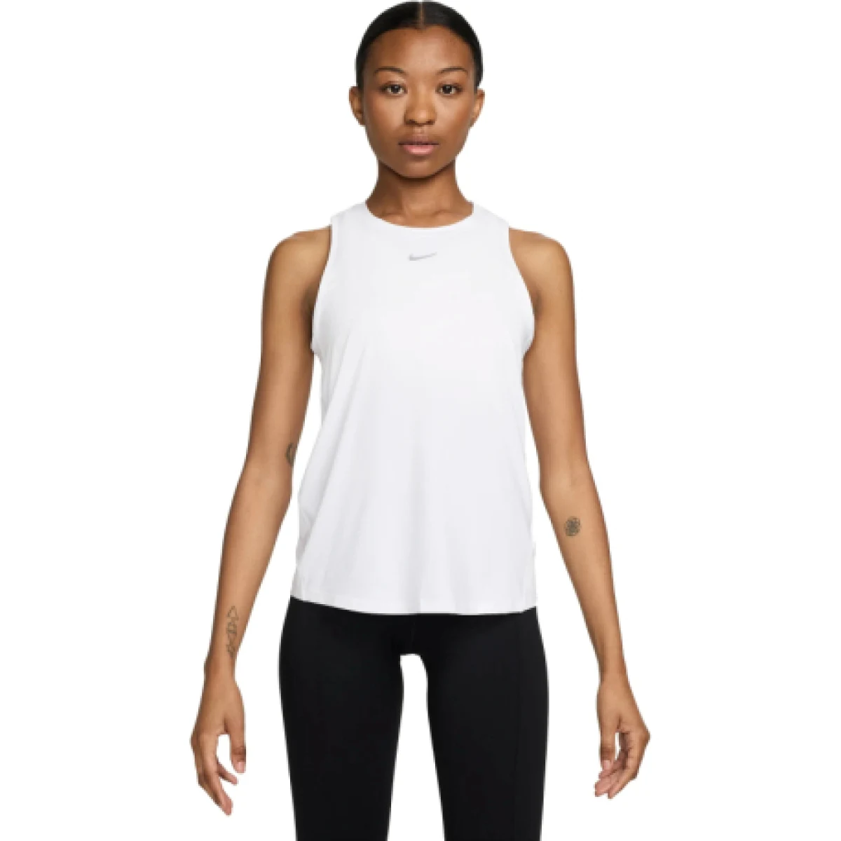 Dámske tréningové tielko NIKE W NK ONE CLASSIC DF TANK-100-White · záber 1