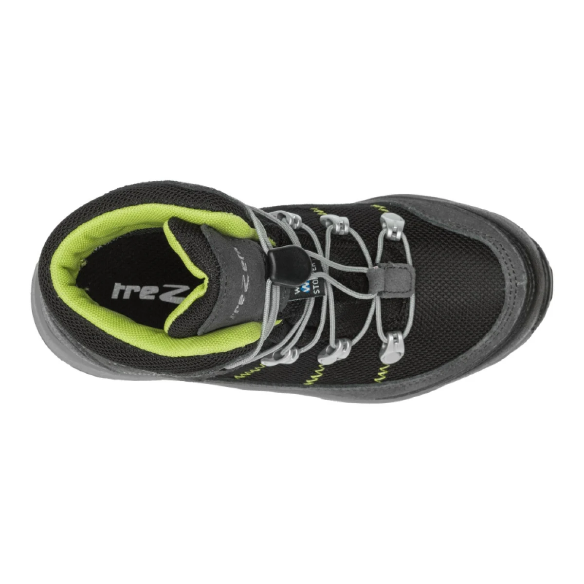 Detská vysoká turistická obuv TREZETA Twister Wp Kid, Black Grey · záber 3