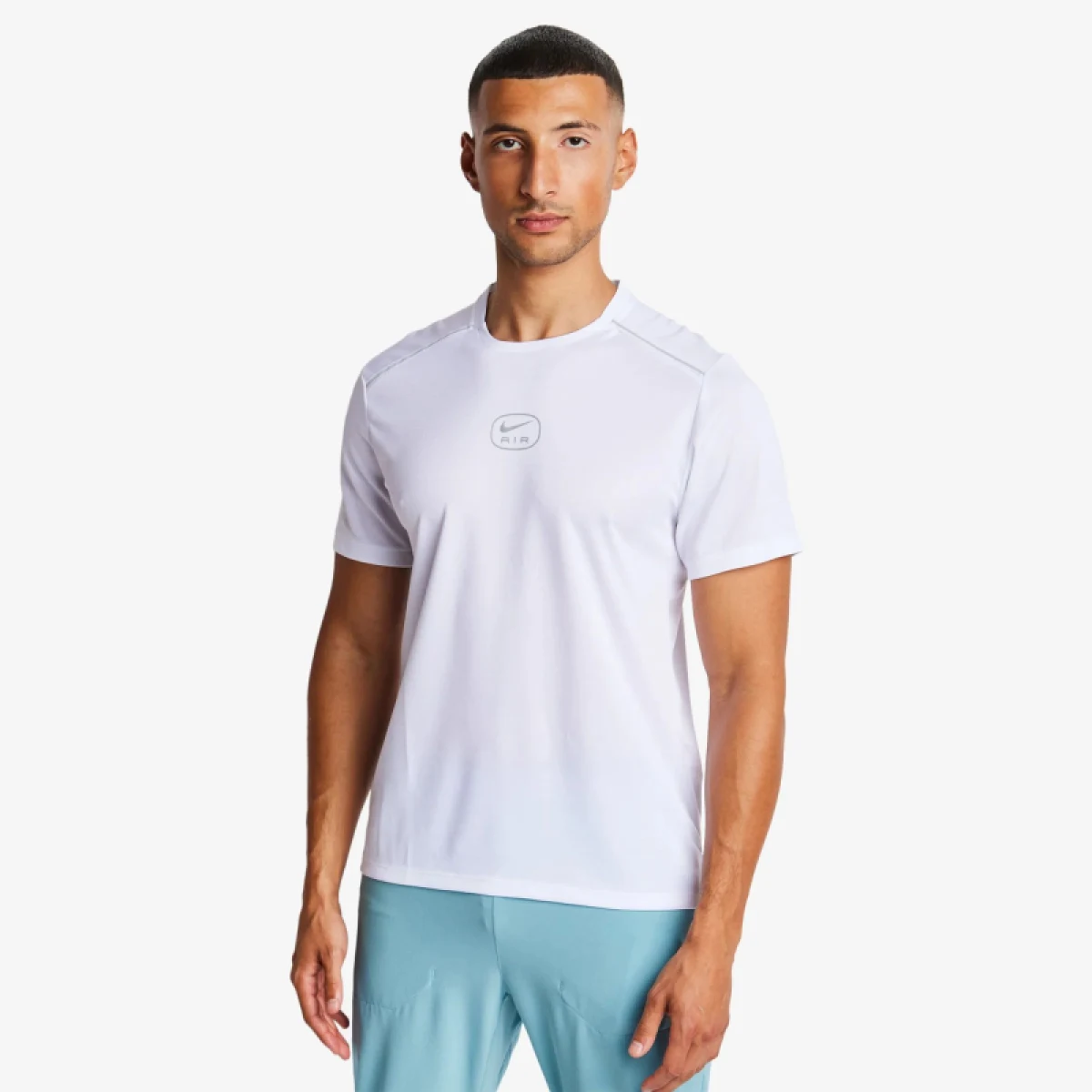 Pánske tréningové tričko s krátkym rukávom NIKE M NSW SW AIR RUN TEE-100 WHITE · záber 2