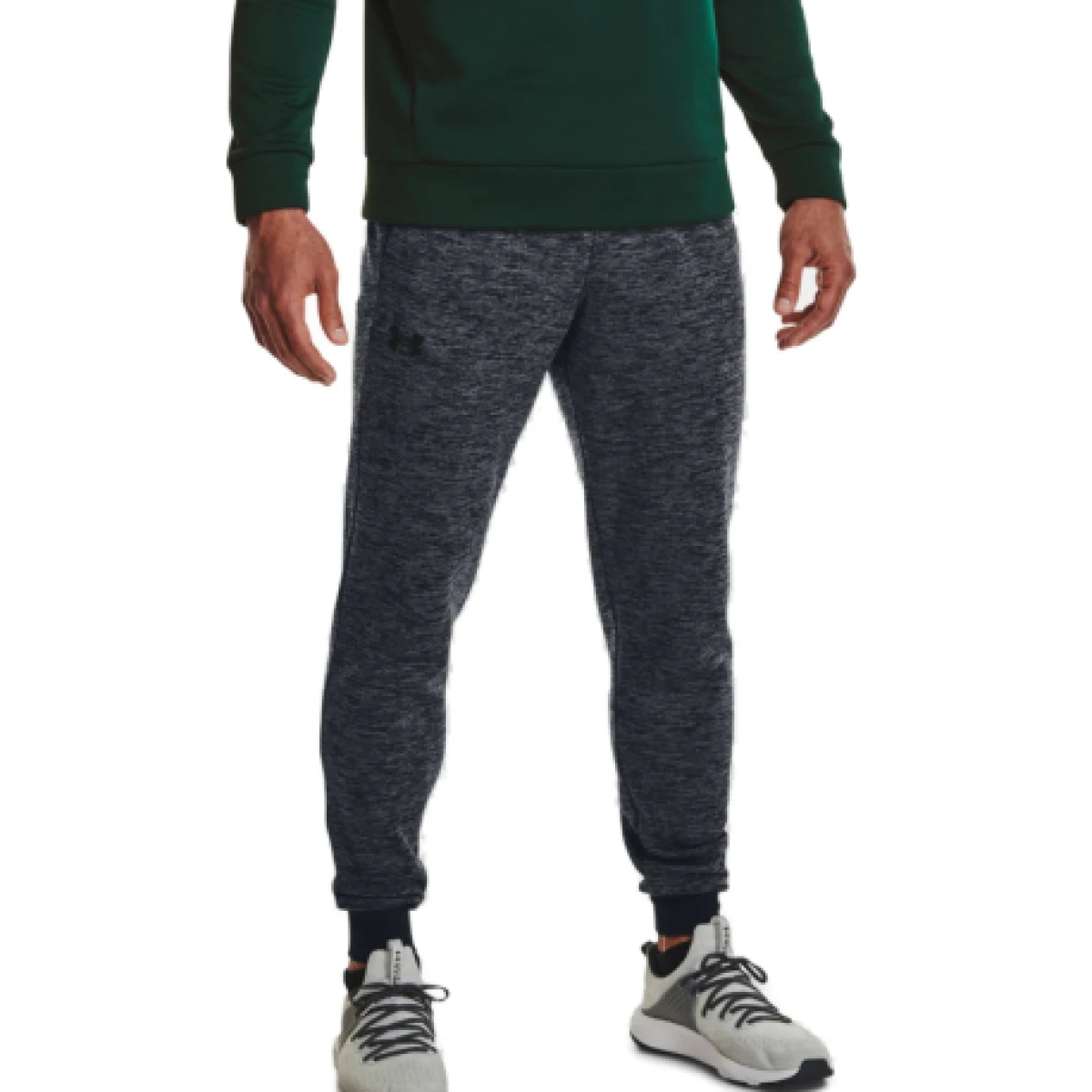 Pánske zateplené tepláky UNDER ARMOUR UA Armour Fleece Joggers-1373362-012 GRY · záber 1