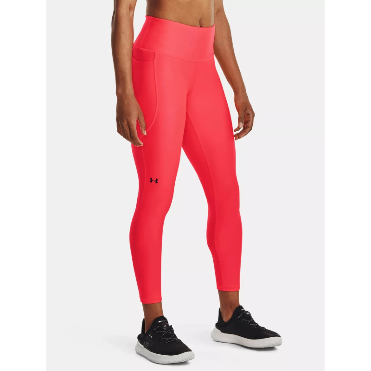 Dámske legíny UNDER ARMOUR Armour Hi Ankle Leg-RED · záber 2