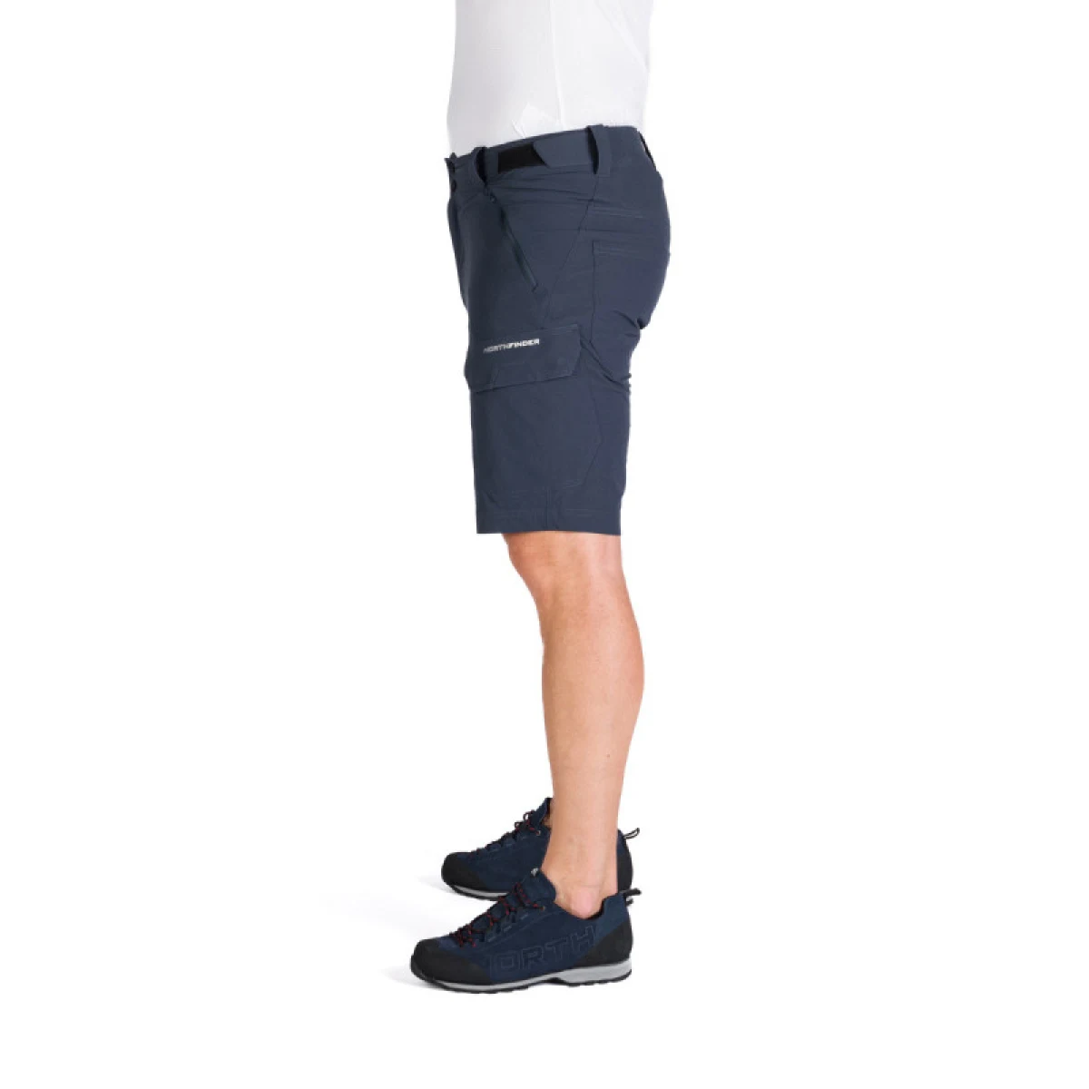 Pánske turistické kraťasy NORTHFINDER RUSTY-299-darkdenim · záber 3