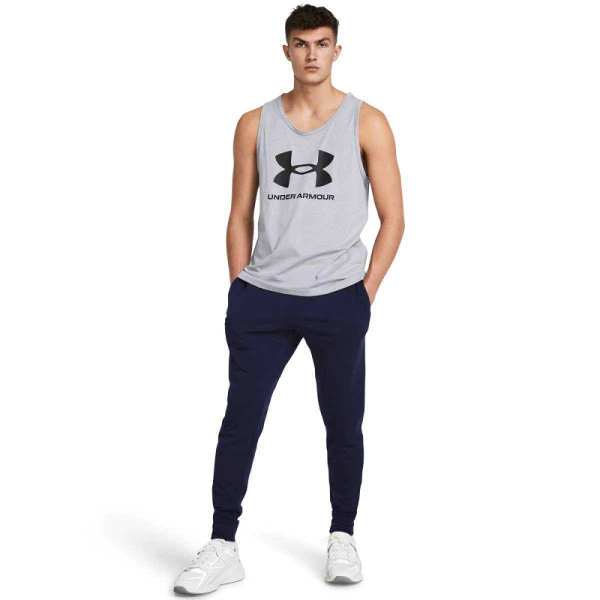Pánske tepláky UNDER ARMOUR UA Rival Terry Jogger-BLU · záber 4