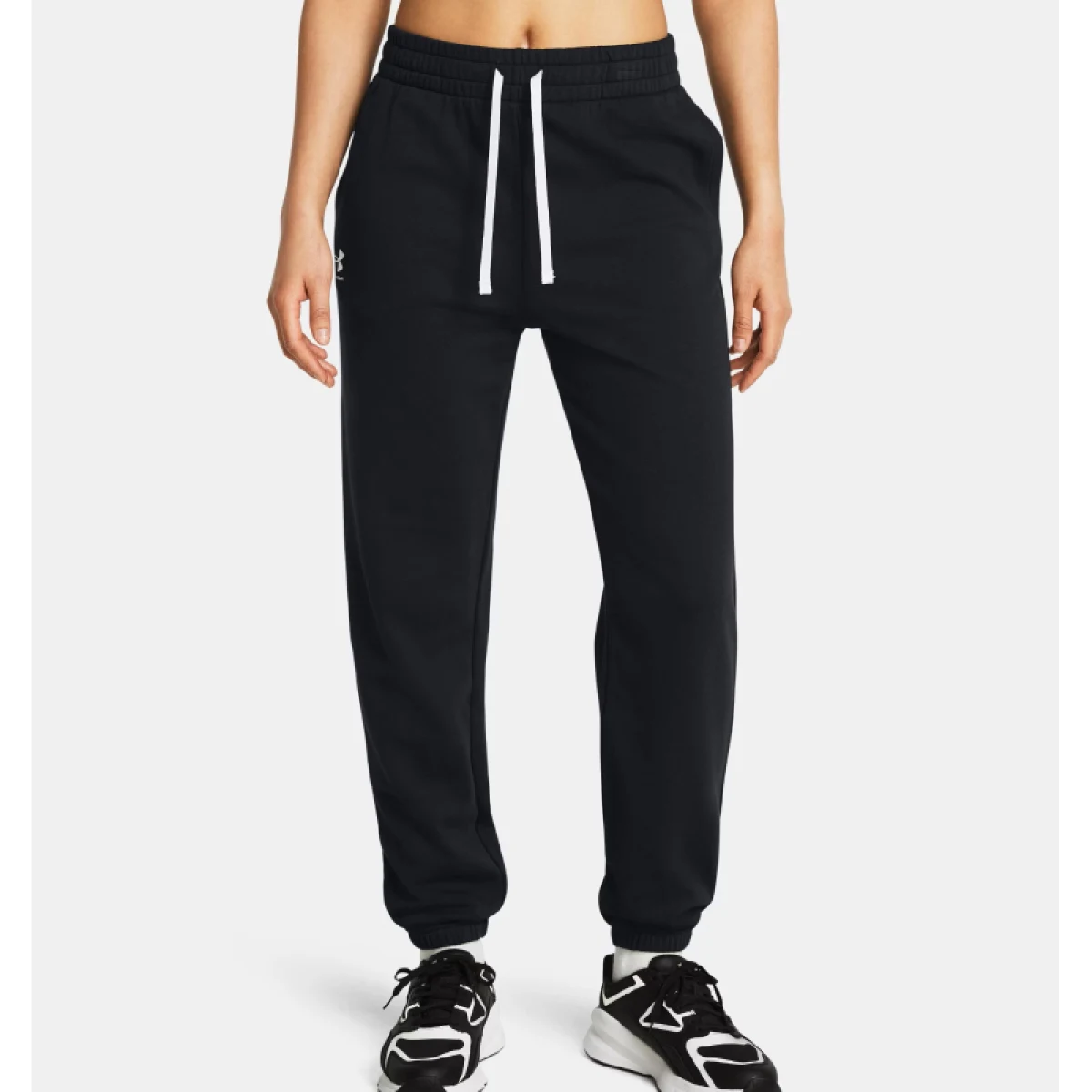 Dámske tepláky UNDER ARMOUR UA Rival Terry Jogger - BLK · záber 2